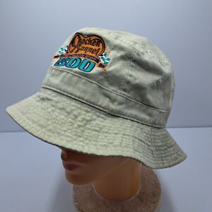Vintage Cracker Barrel 500 NASCAR Bucket Hat Small-Medium Khaki Patch